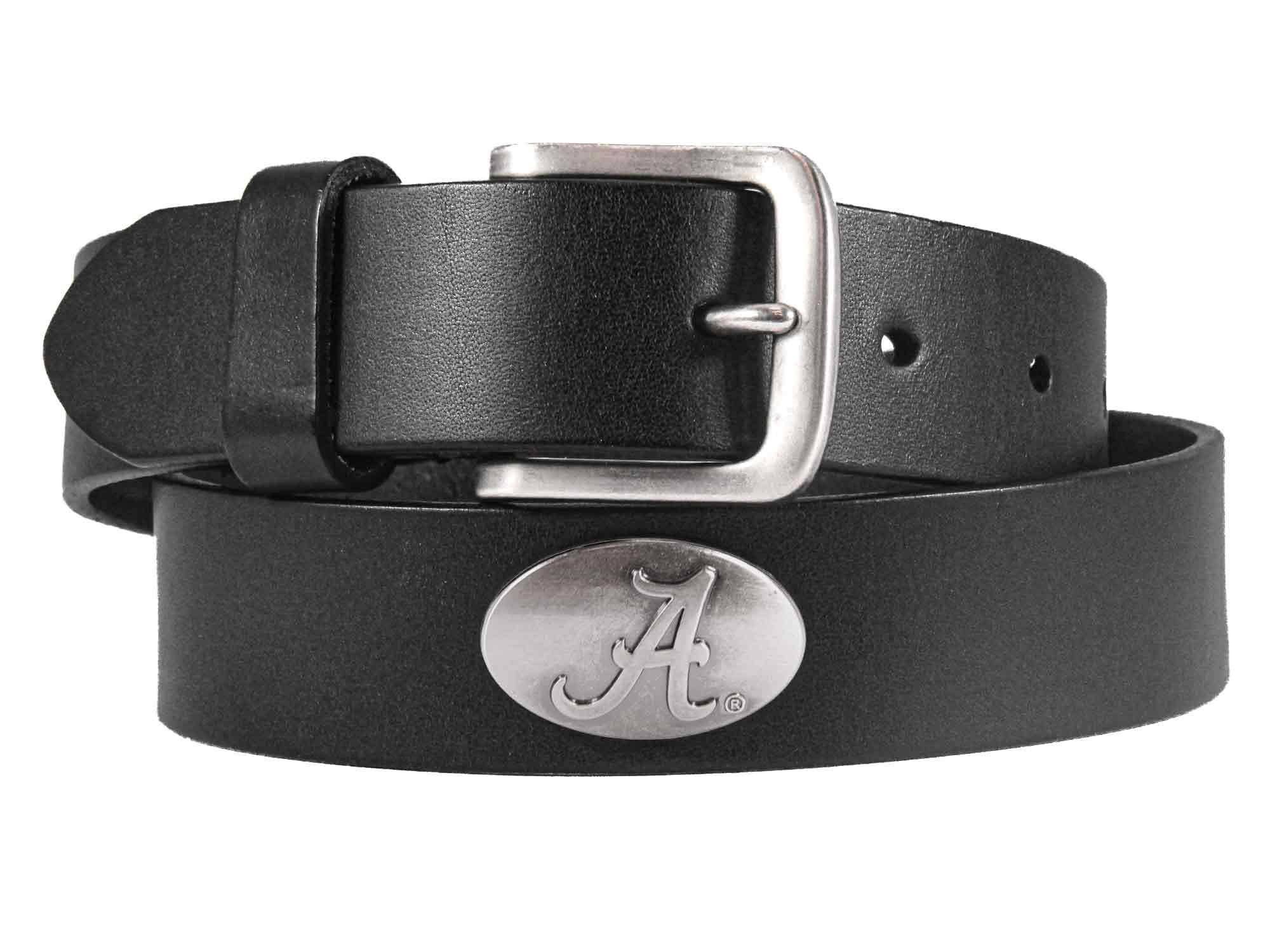 Alabama Crimson Tide Men's Collegiate Leather Belt.