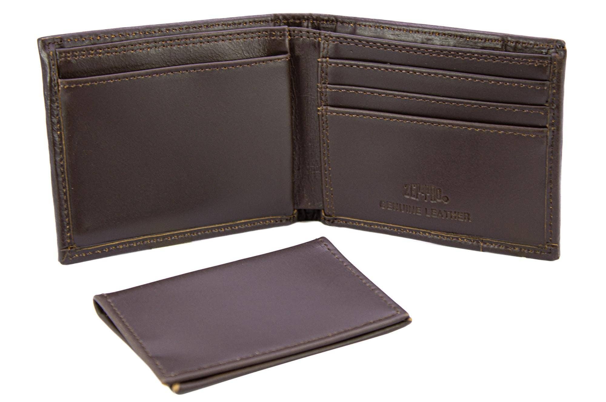 Alabama Crimson Tide Men's Bifold Old School Camo Leather Wallet.