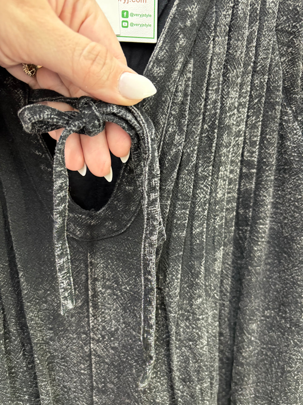 Black Mineral Wash Romper