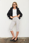 Zip-up Mock Neck Elastic Hem Jacket