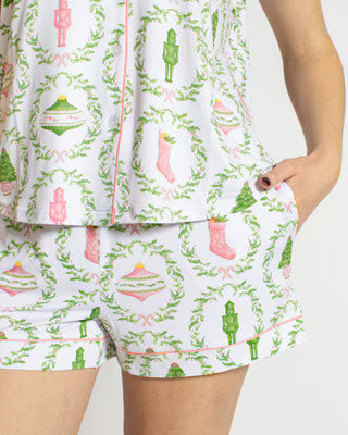 Nutcracker Trellis Sleep Shorts