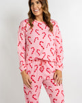 The Royal Standard 2pc candy cane pj's