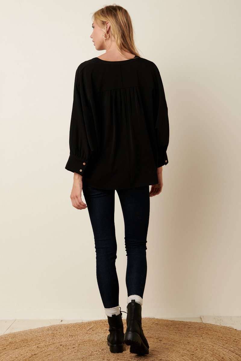 BATWING OVERSIZE BLOUSE