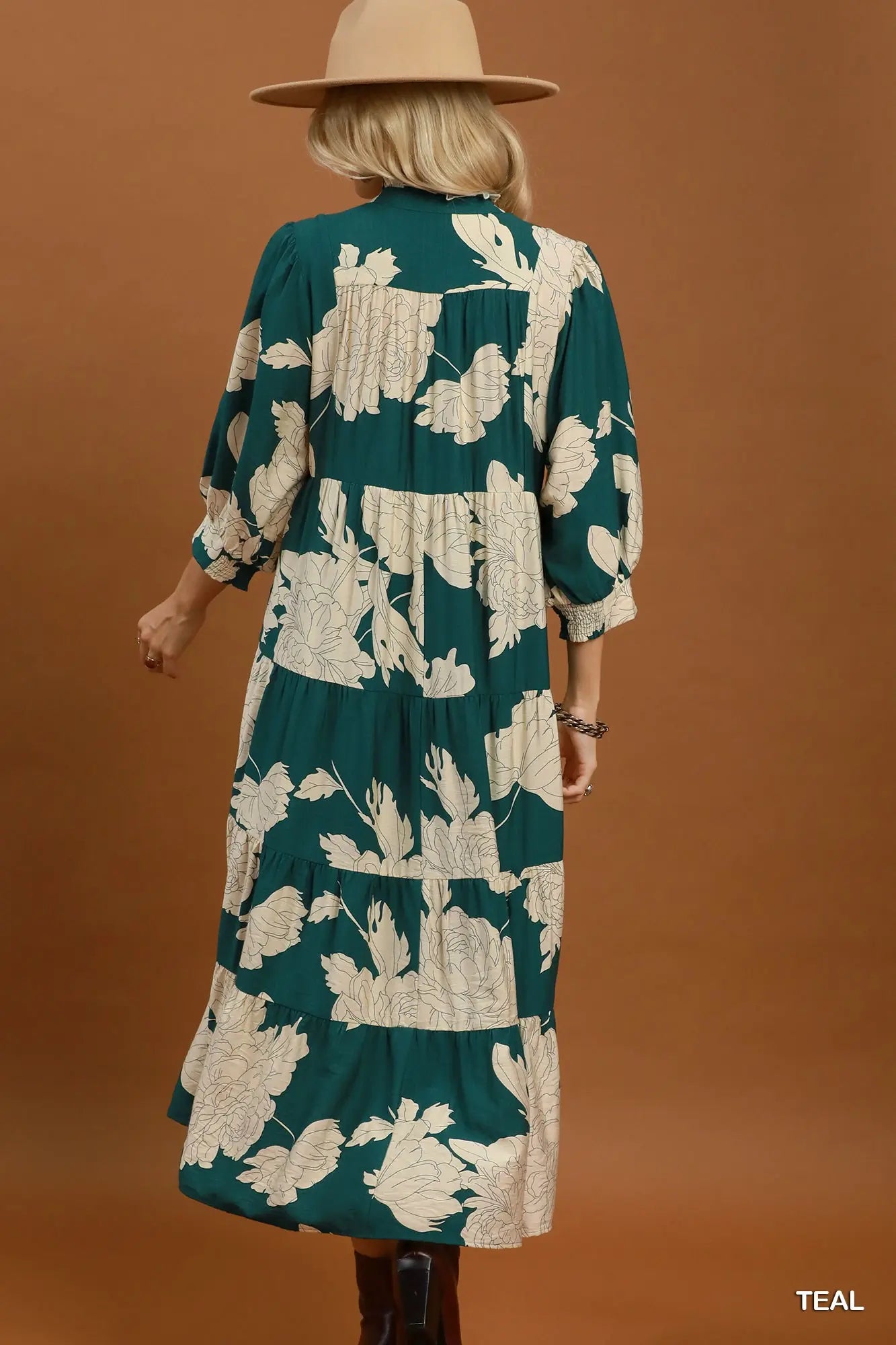 Floral Tiered Maxi Dress