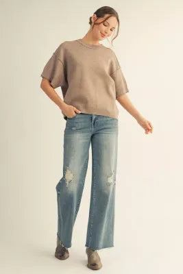 Jodifl Short Sleeve Sweater