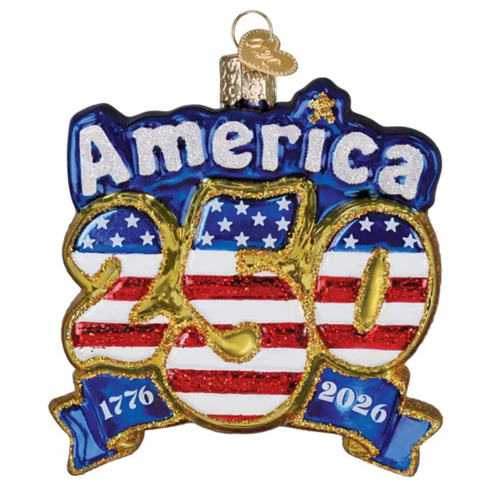 Ornament - America 250th Anniversary 1776 To 2026, 3.75"