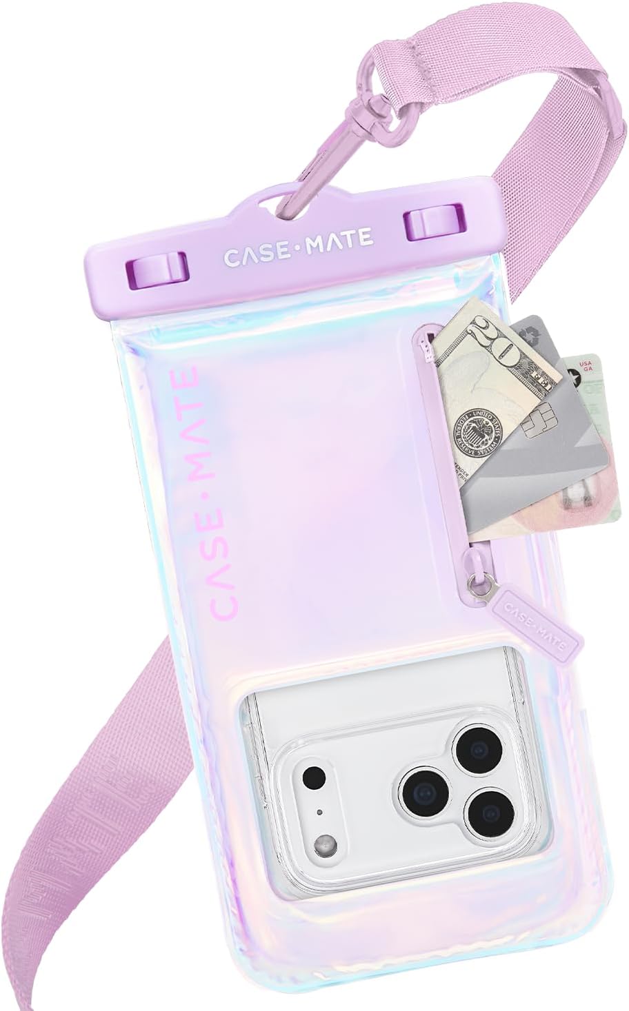 Case-Mate Iridescent Water Proof Phone Case