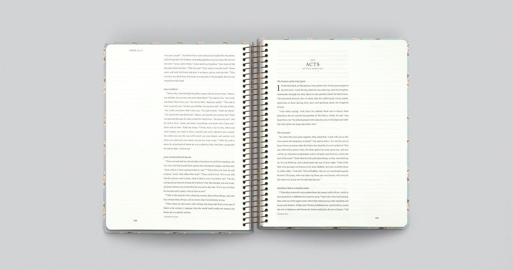 Spiral-Bound Journaling Bible New Testament