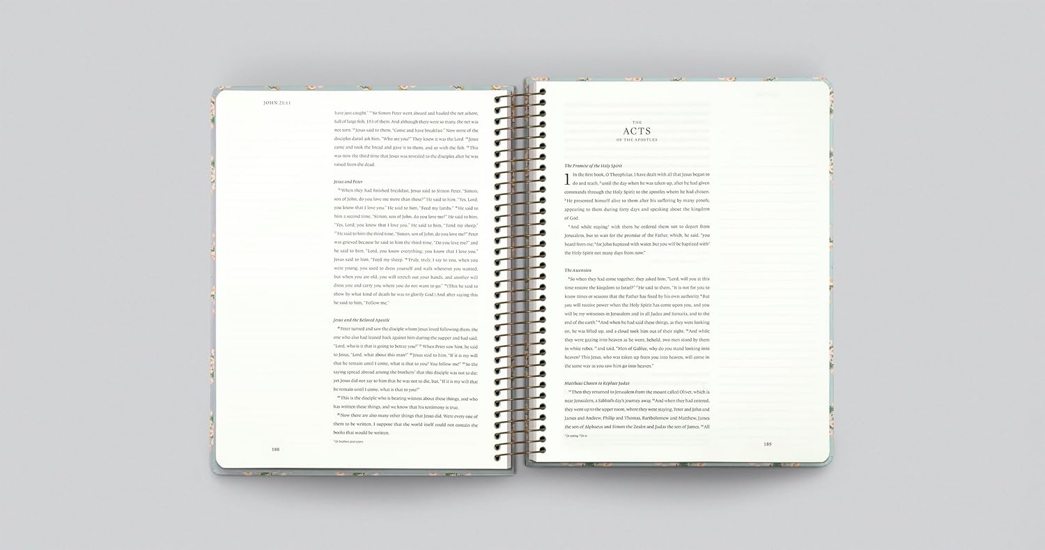 Spiral-Bound Journaling Bible New Testament