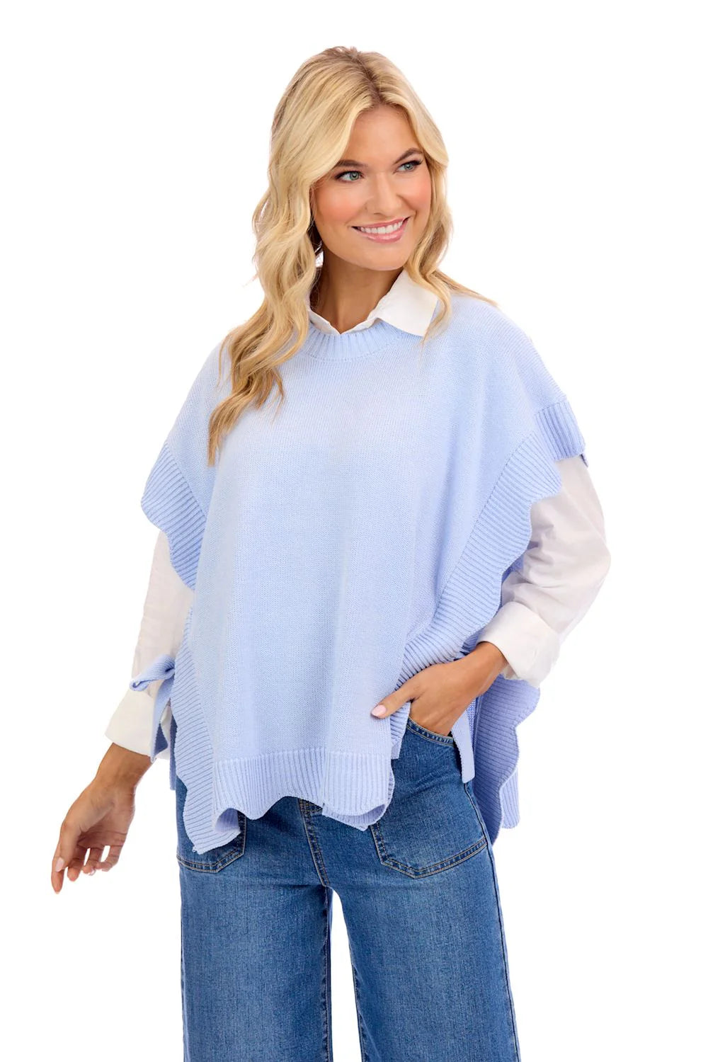 Rigsby Scallop Sweater Top
