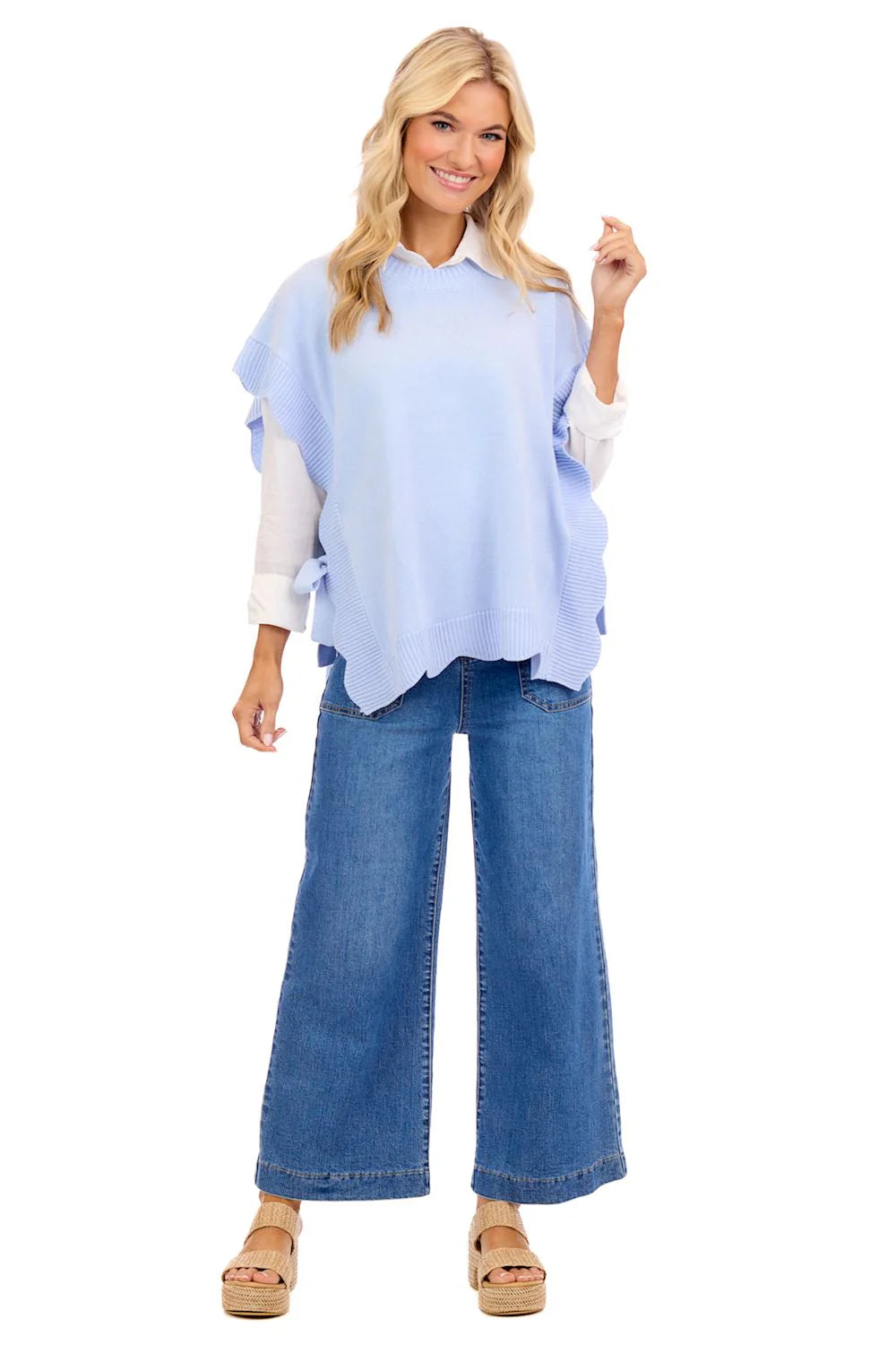 Rigsby Scallop Sweater Top