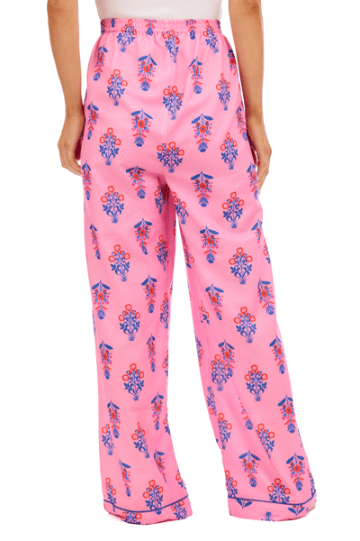 Pink Floral Pajama pants