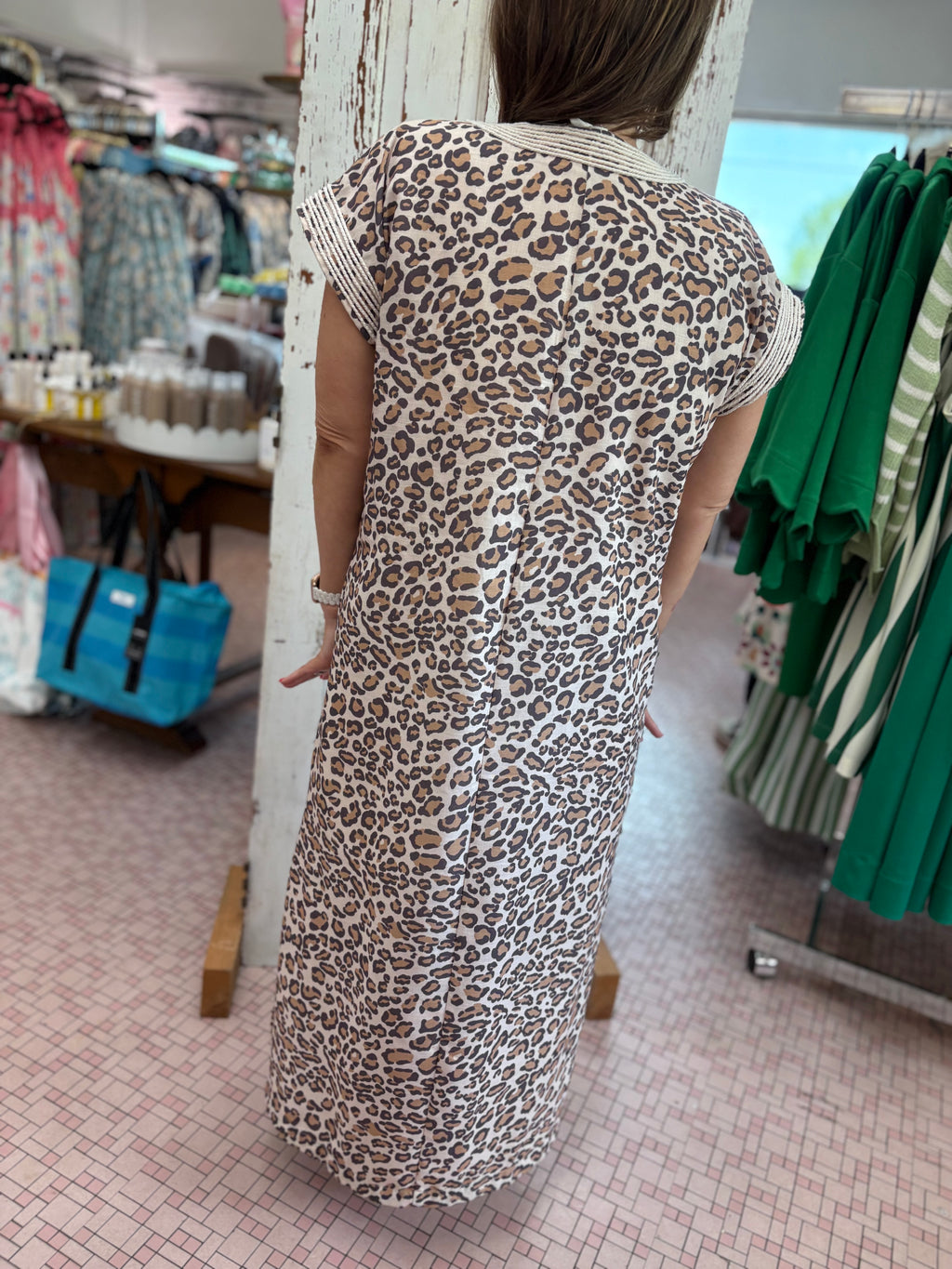 Lightweight Leopard Dress