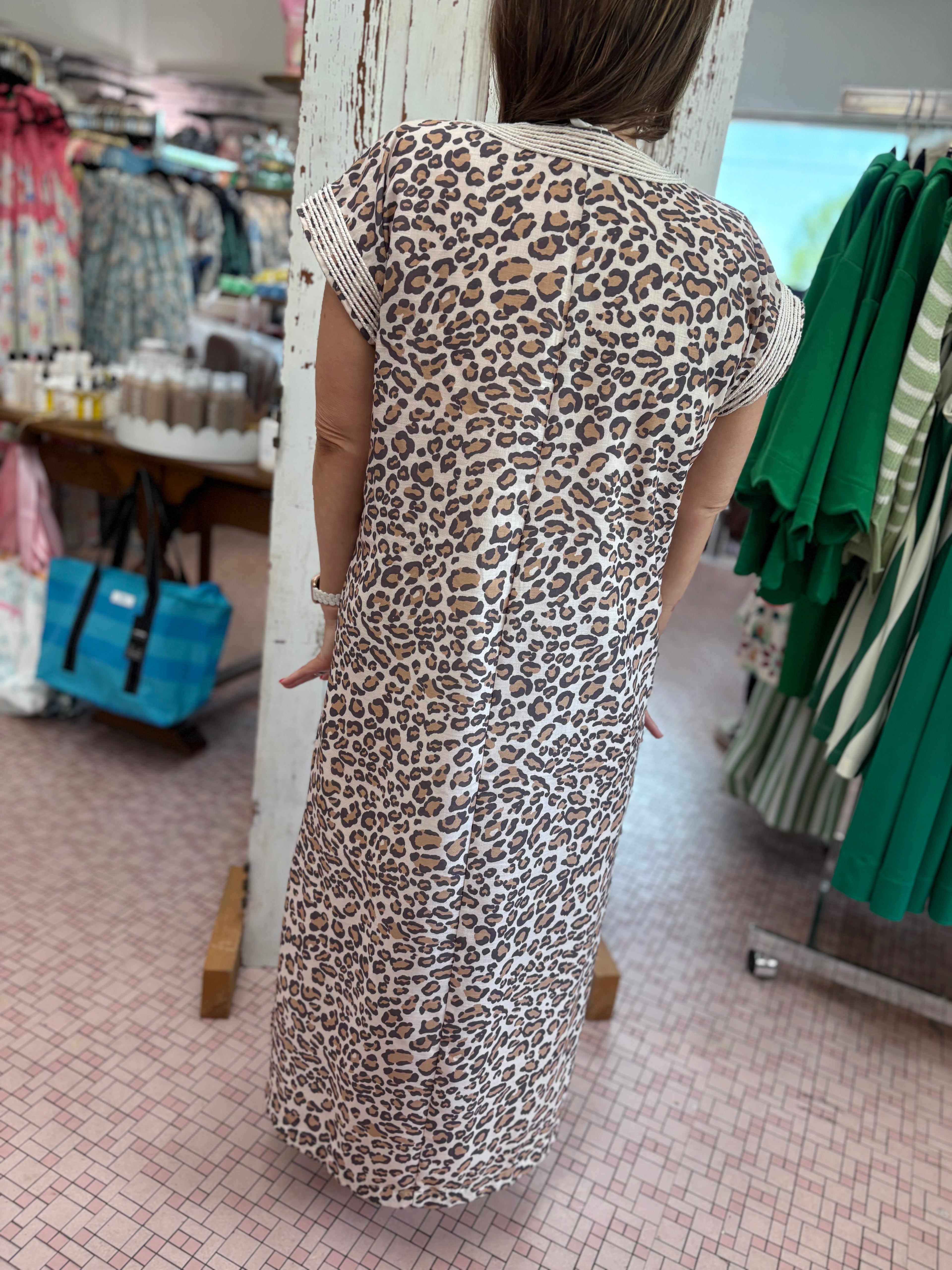 Lightweight Leopard Dress