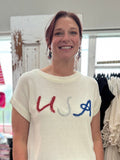American Usa Sweater Top