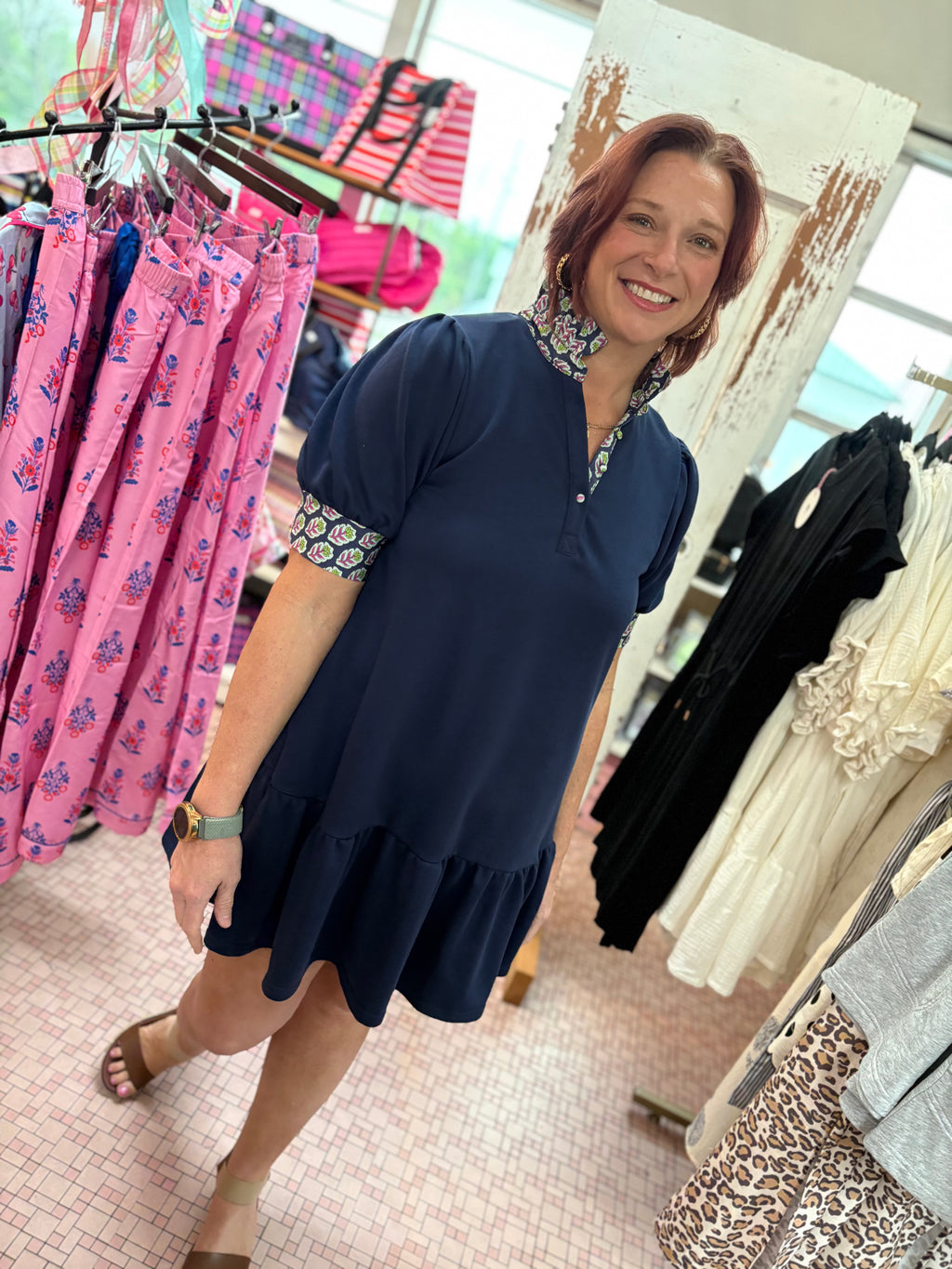 French Terry Baby-Doll Dress