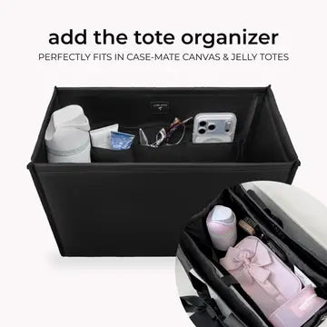 Case-Mate Midnight Black Bow Jelly Tote Bag