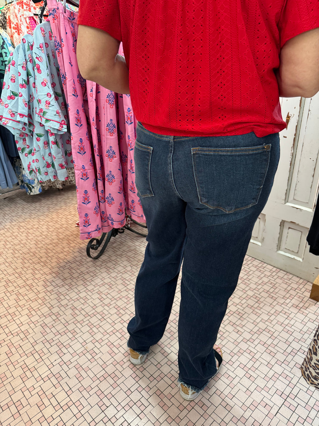 Judy Blue Straight Fray Hem