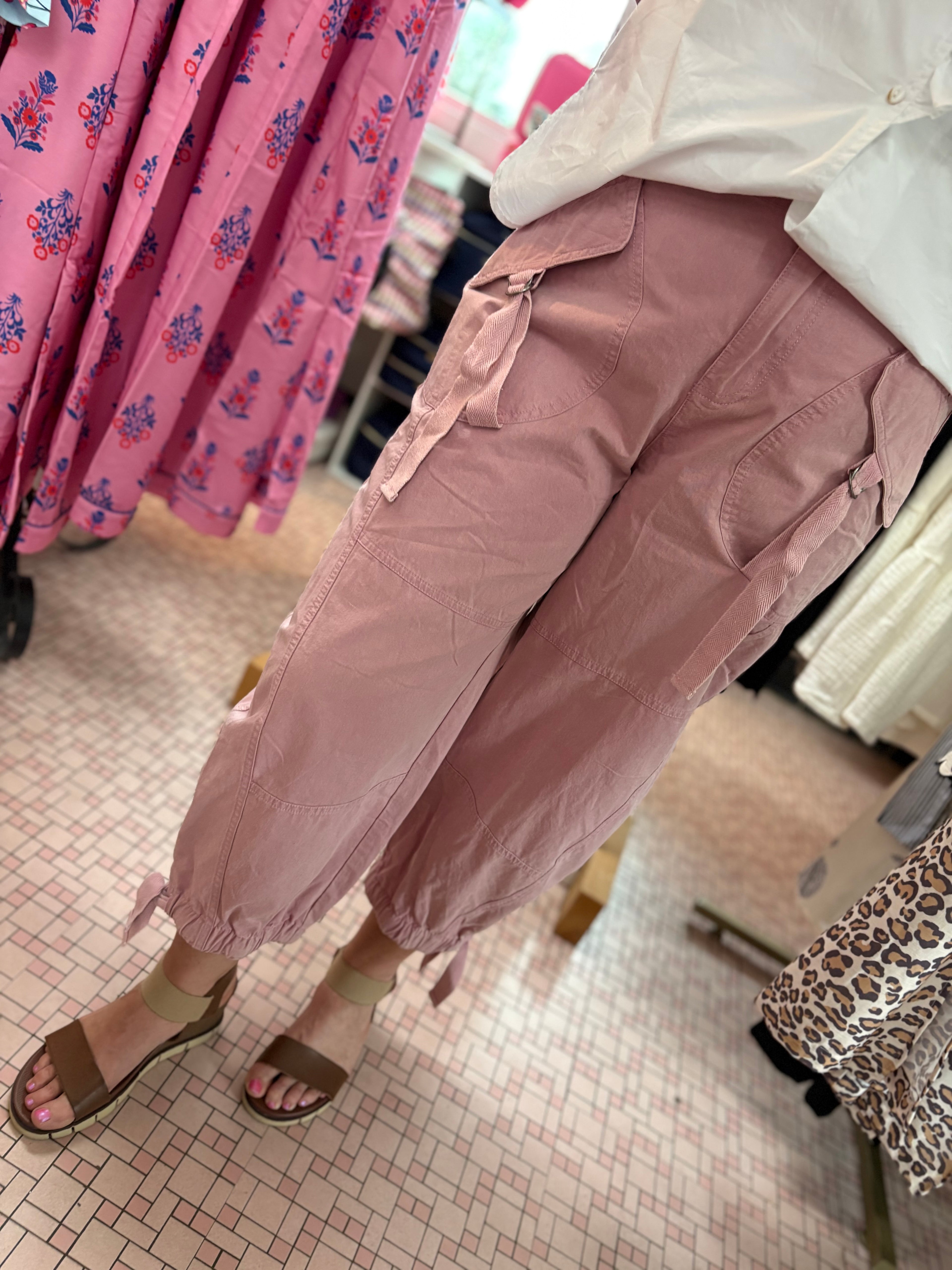 Flap Pocket Cargo Jogger Pants