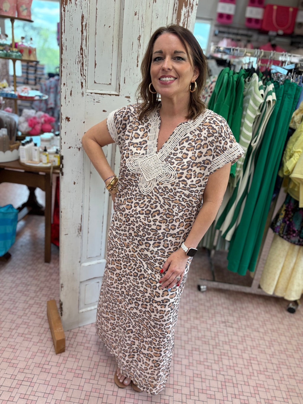 Lightweight Leopard Dress