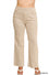 PLUS ACID WASHED FRAYED CUTOFF HEM STRAIGHT WIDE PANTS