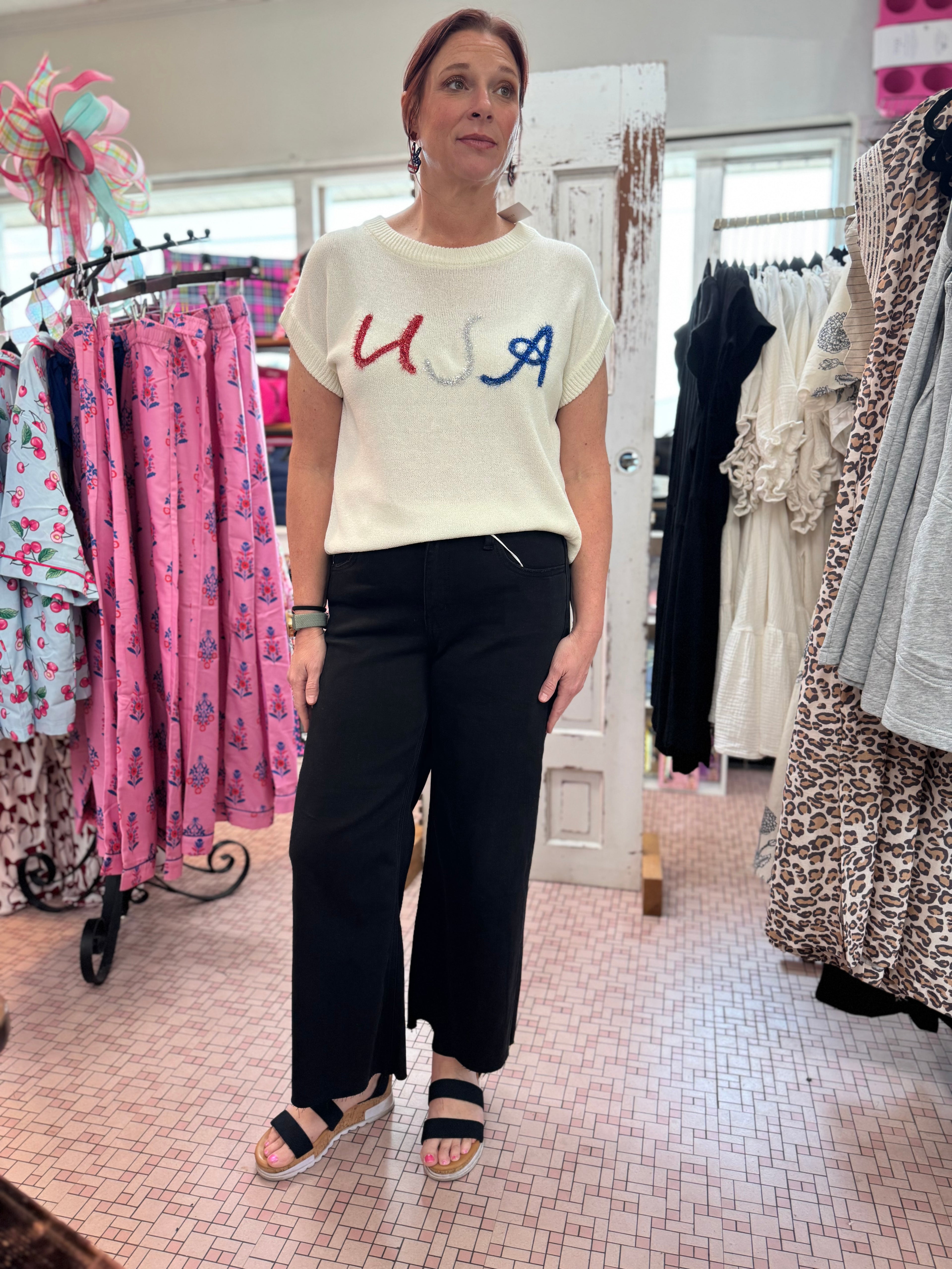 Lovervet High Rise Raw Crop Plus Pants