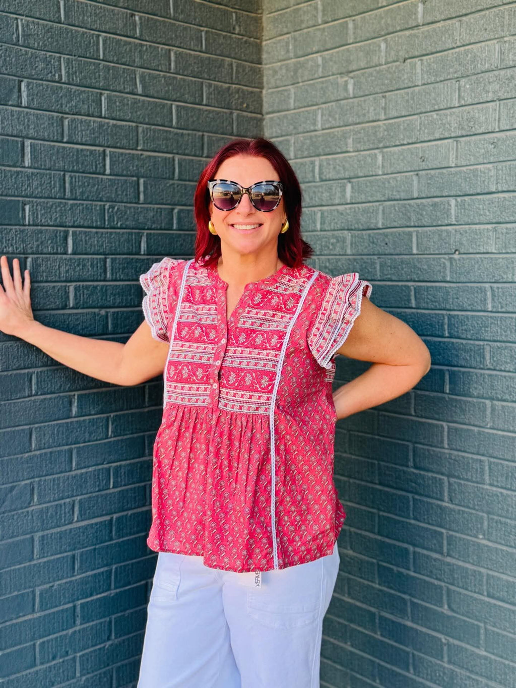 Marina Flutter Top