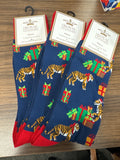 Royal Standard Men's Christmas Tiger Socks