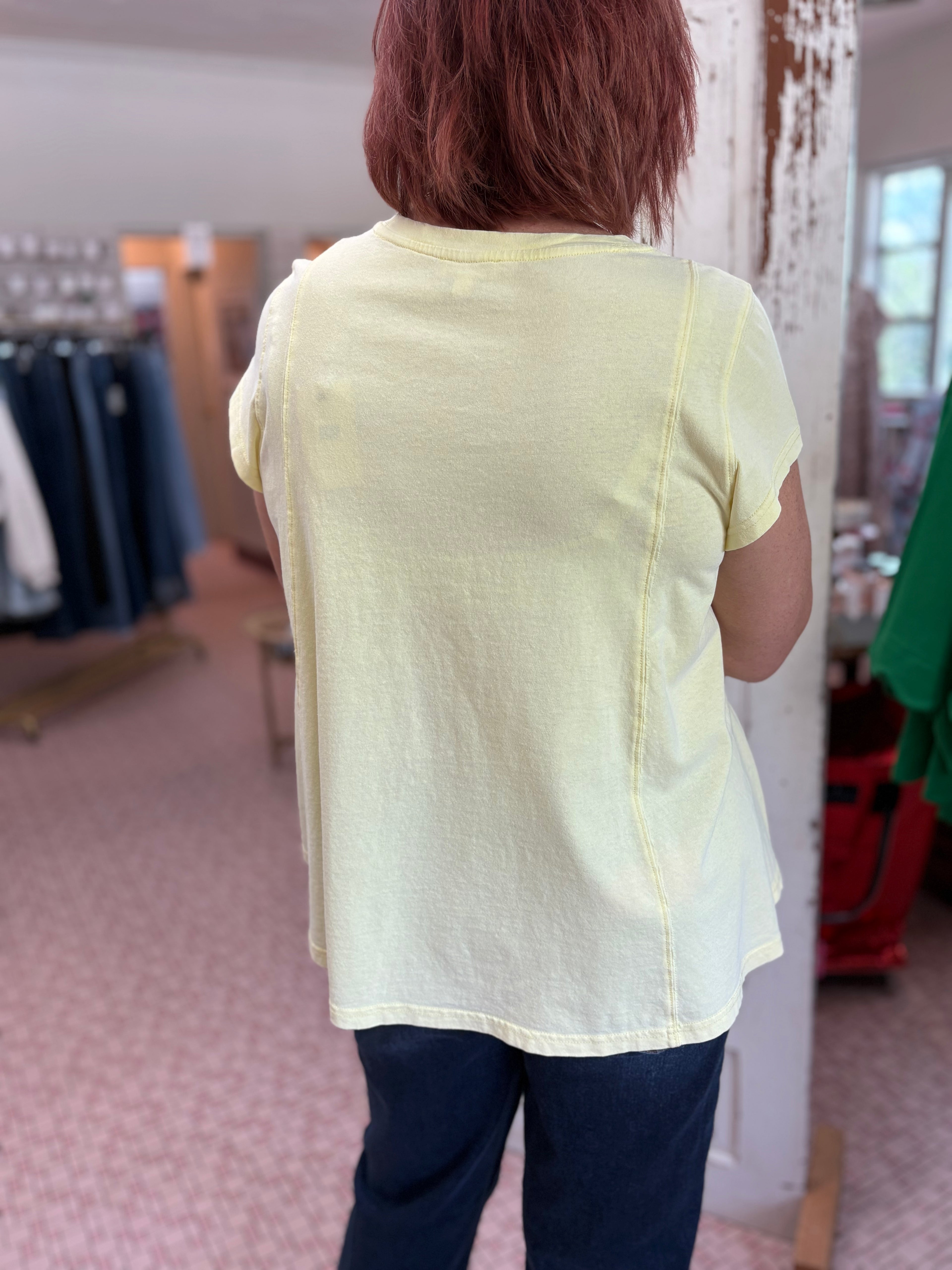 Washed Cotton Top