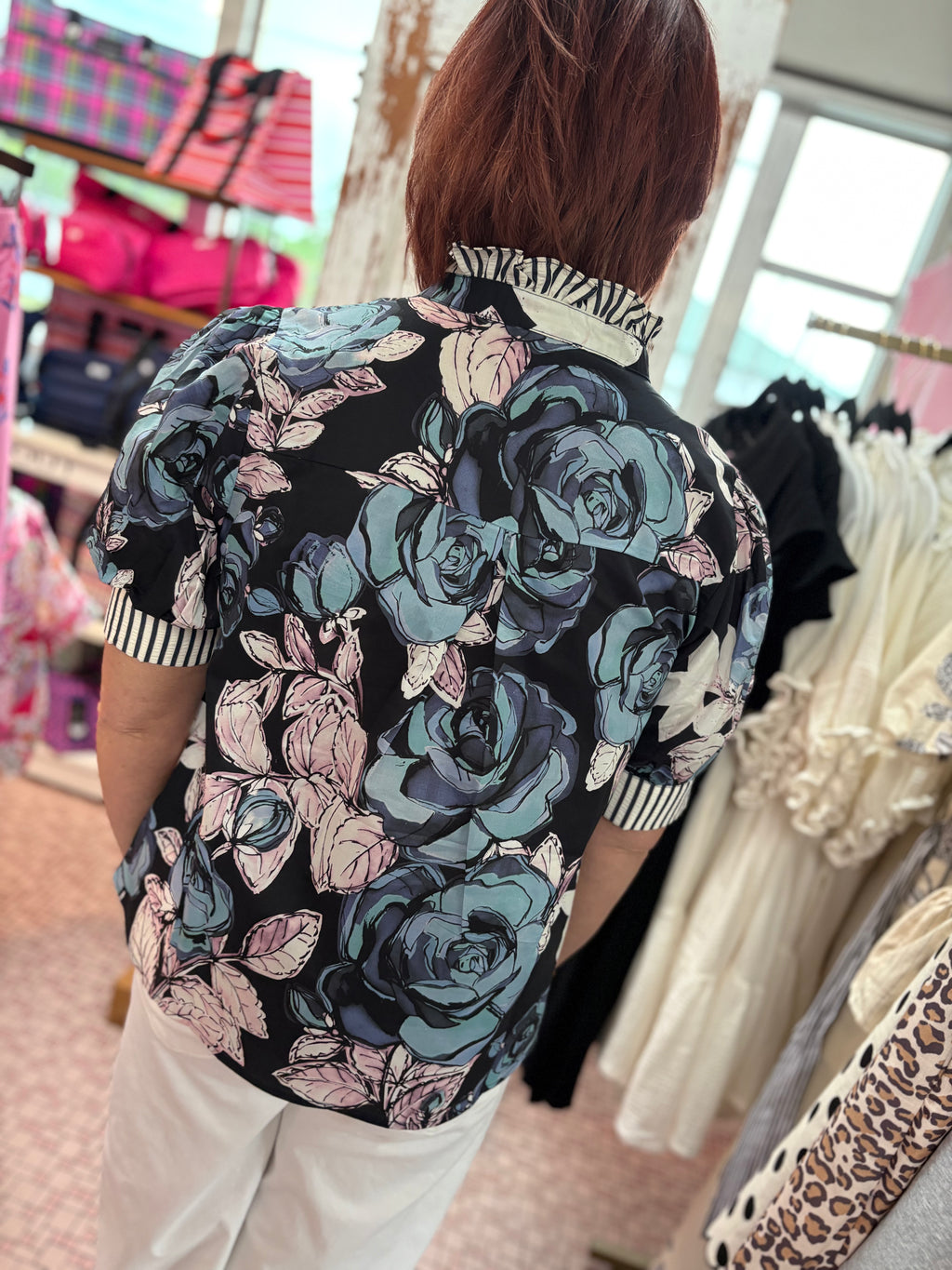 Jodifl Dark Navy Top