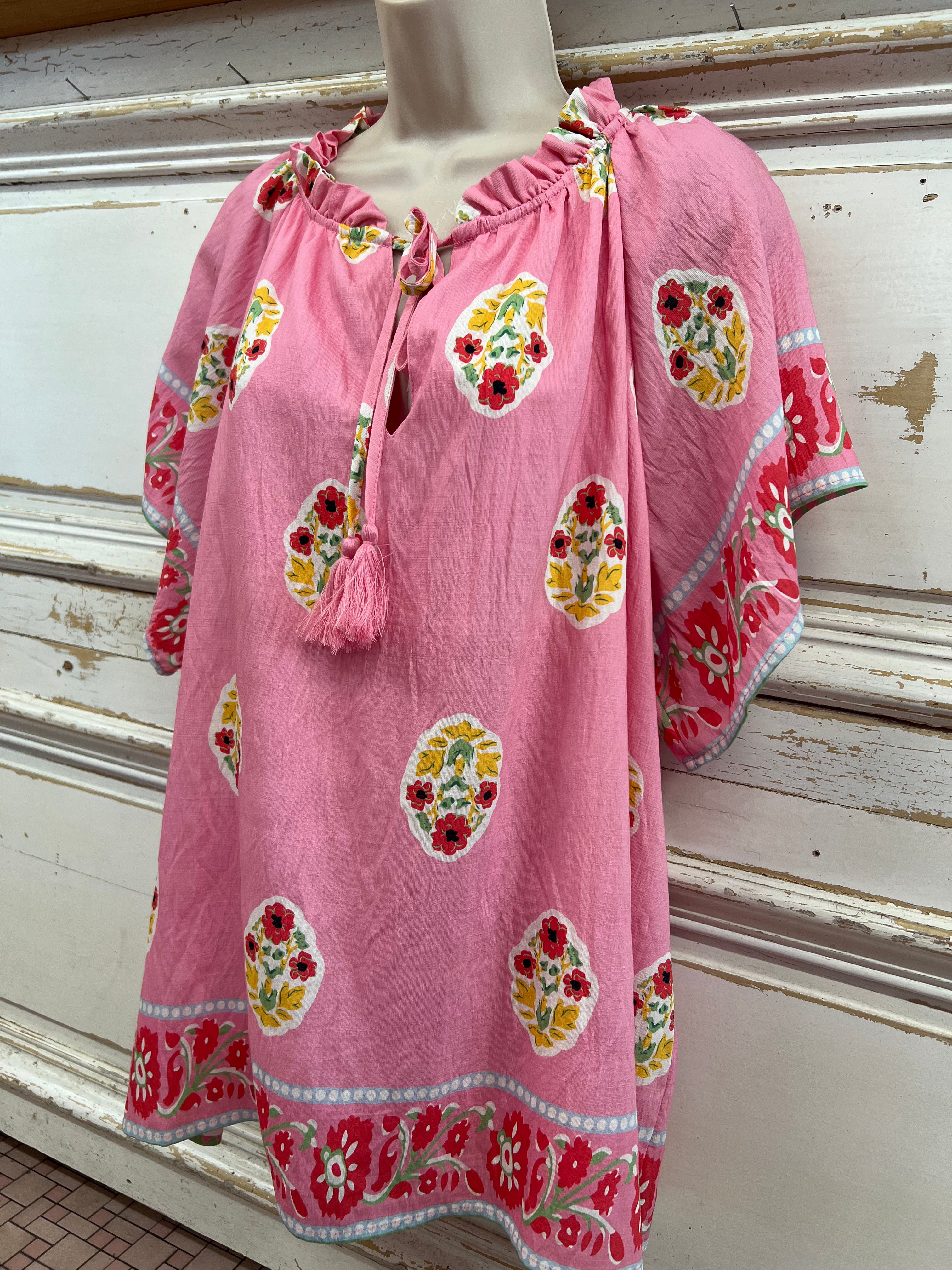 Boho Bloom Border Top