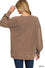 Pigment dye fleece hi-low hem pullover with pocket