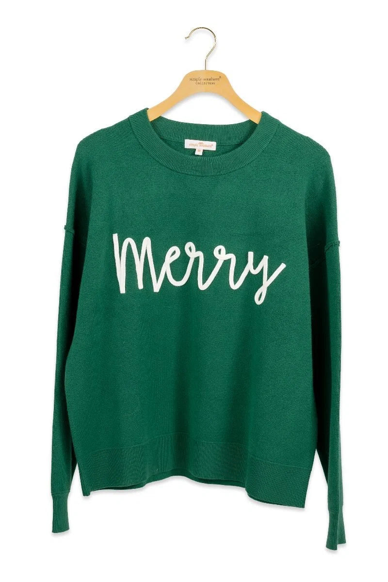 Simply Southern Merry Sweater