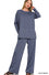 Zenana Scuba side slit top & pants set