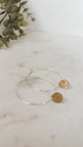 Mixed Metal Hoops | Silver, Statement, Jewelry