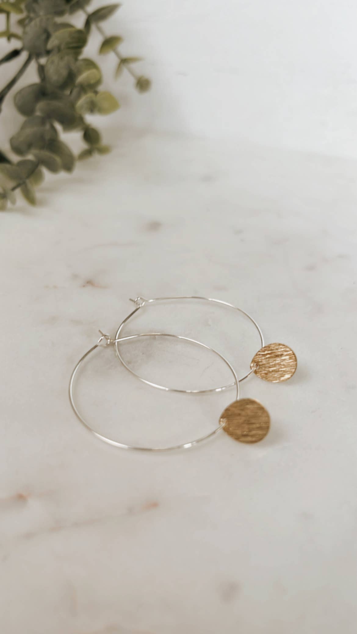 Mixed Metal Hoops | Silver, Statement, Jewelry