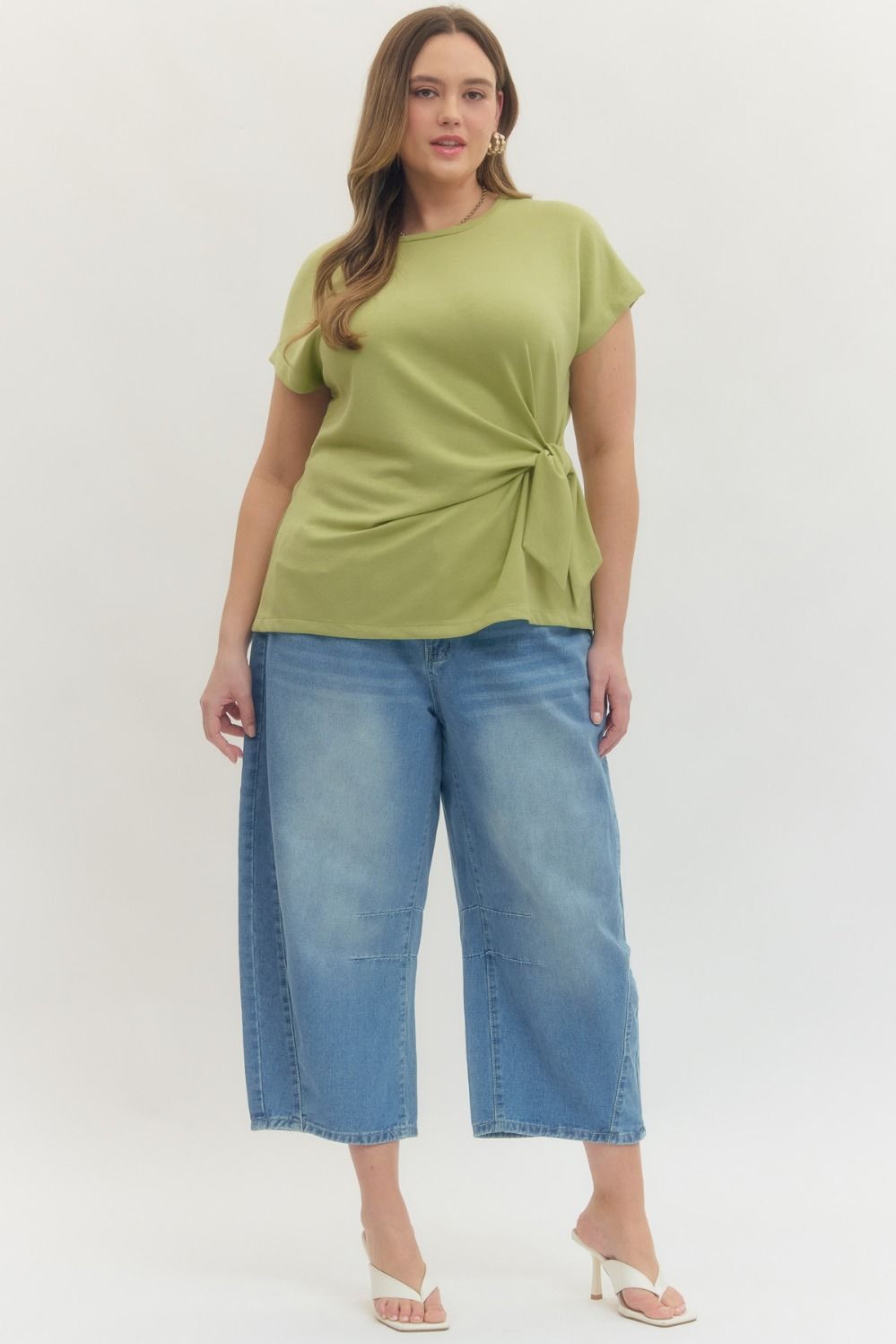 Entro Plus Size Short Sleeve Top