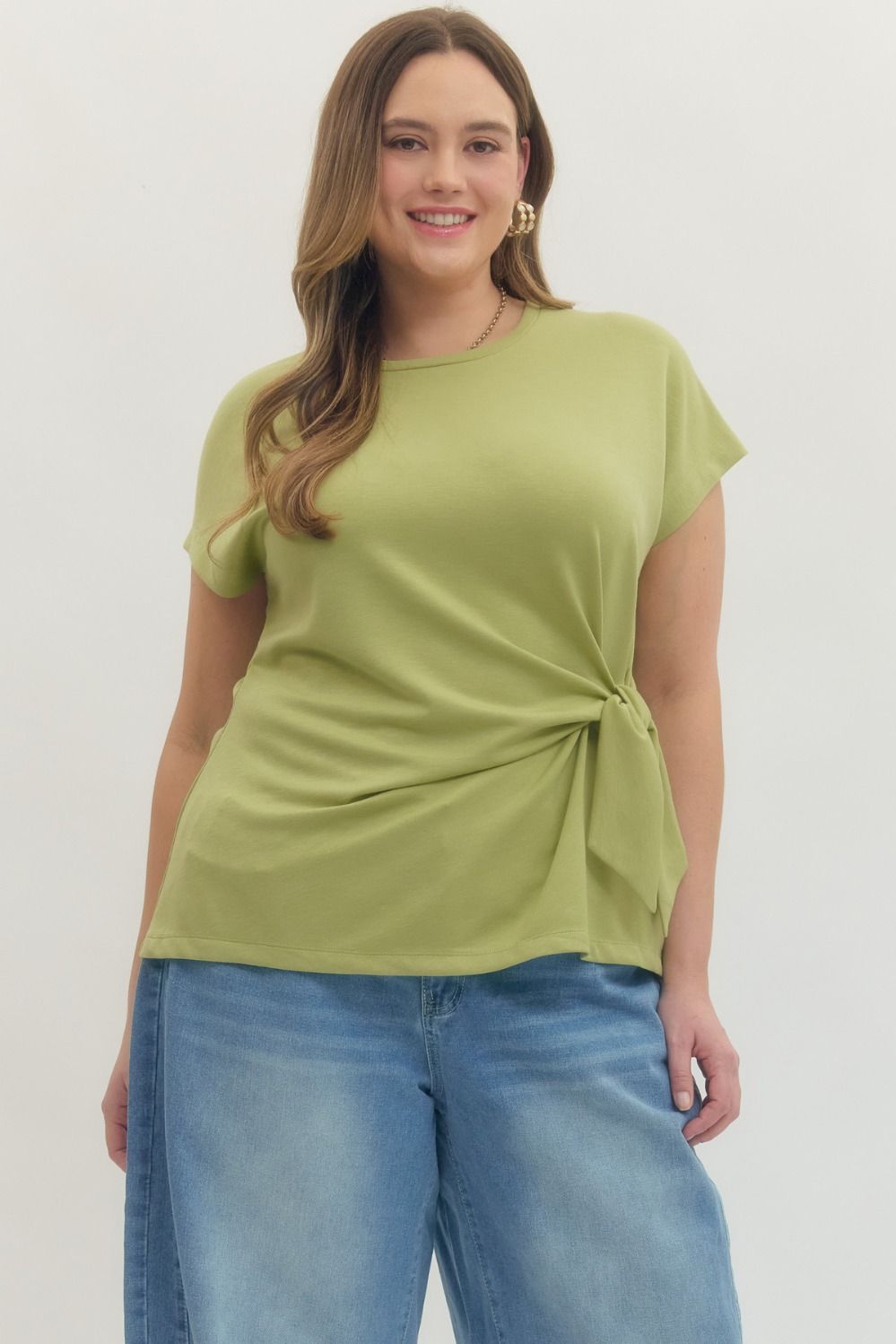 Entro Plus Size Short Sleeve Top