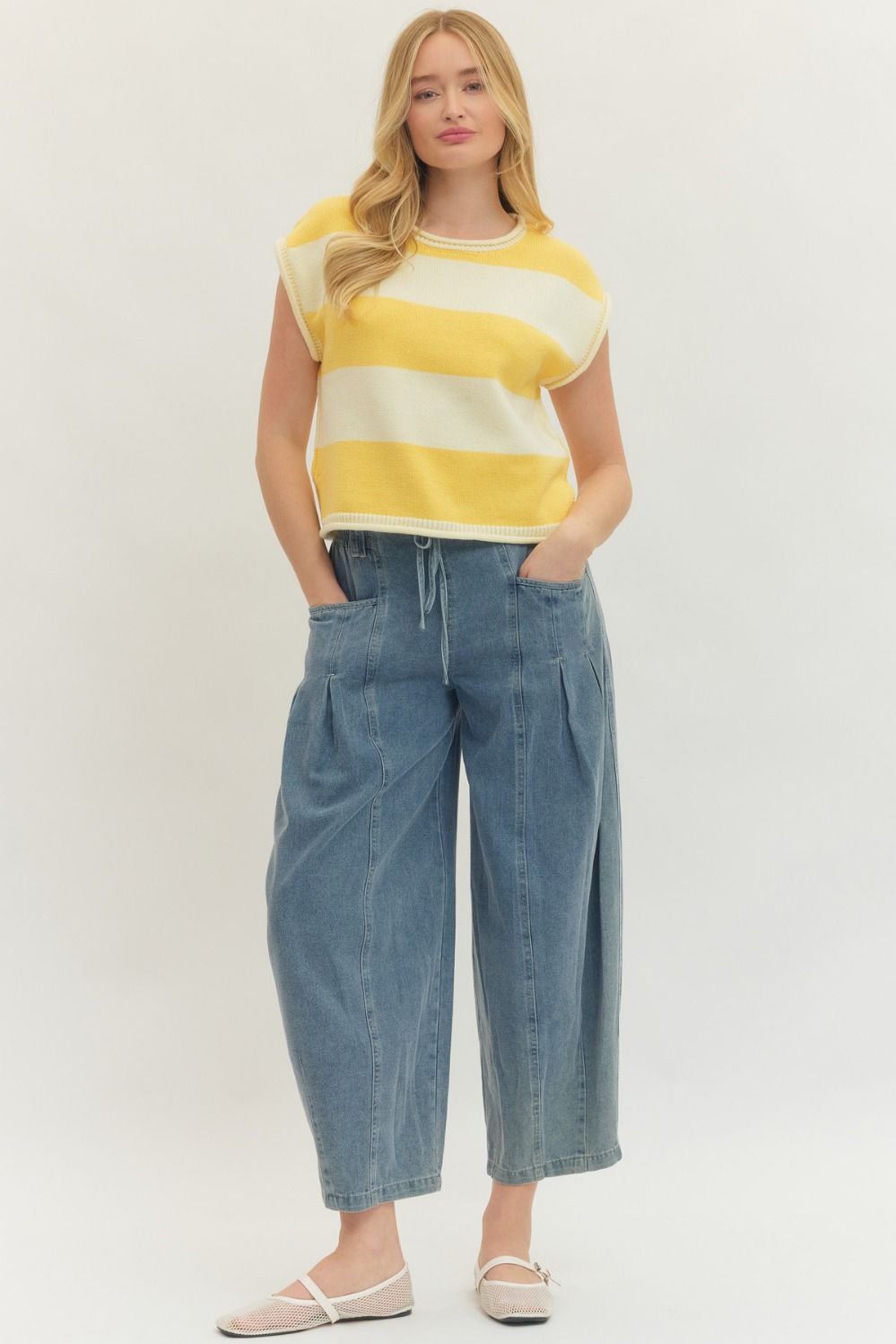 Lemon Stripe Sweater