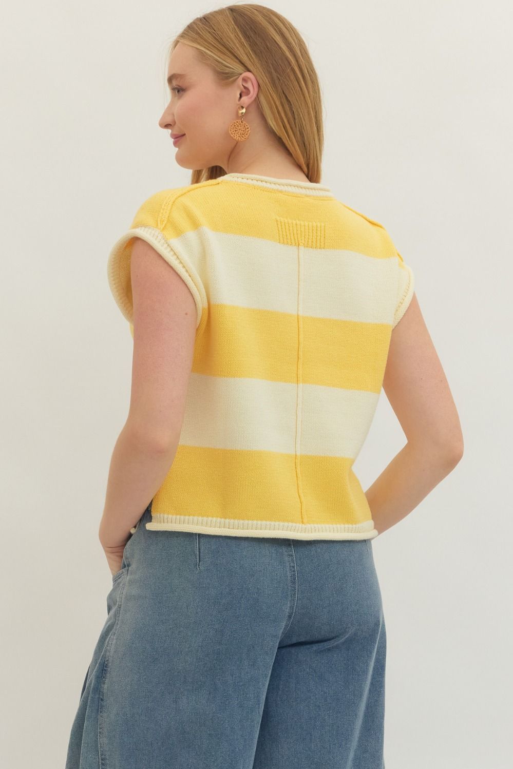 Lemon Stripe Sweater