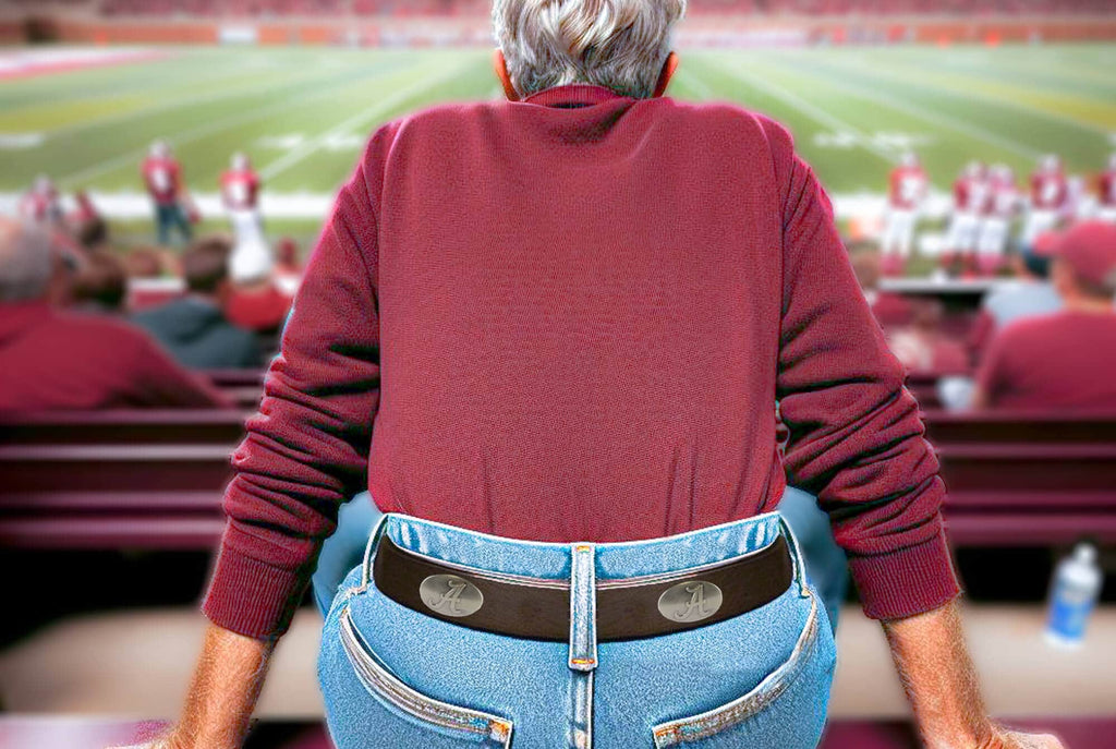 Alabama Crimson Tide Men's Collegiate Leather Belt.