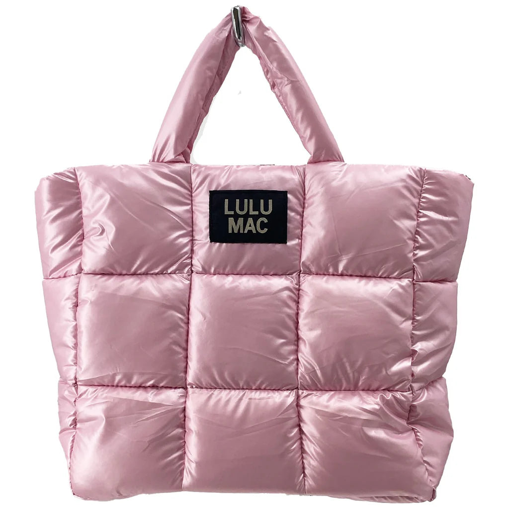 LuLu Mac Large Puffer Metallic Bag