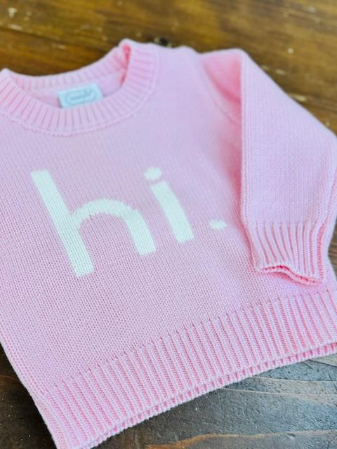 Hi Baby Girl Sweater